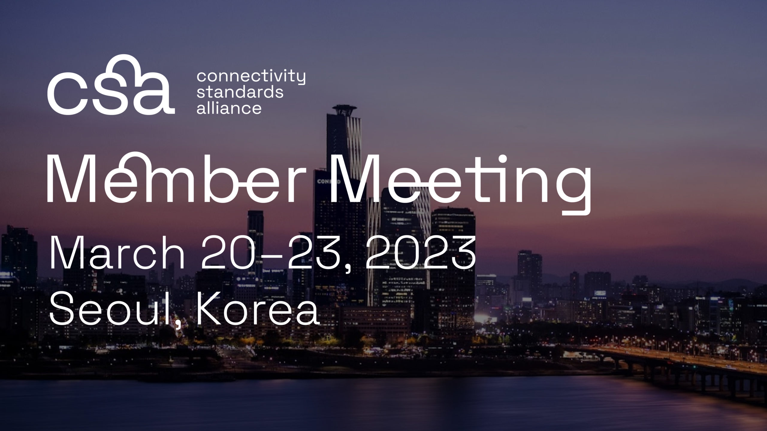 Alliance Member Meeting 2023 Seoul CSAIOT