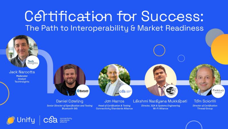 Image for the Tweet beginning: Next up from #Unify2026: Certification